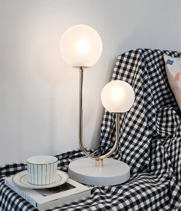 쥬니어 2등 LED단스탠드,침실스탠드, 무드조명