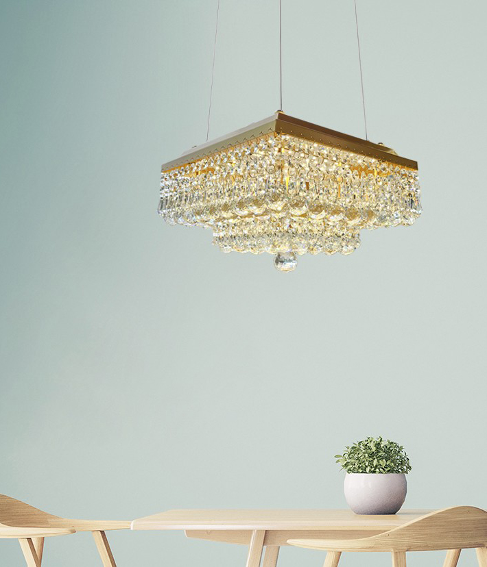 리지 크리스탈식탁등 안방전등 직부조명 44W 56W