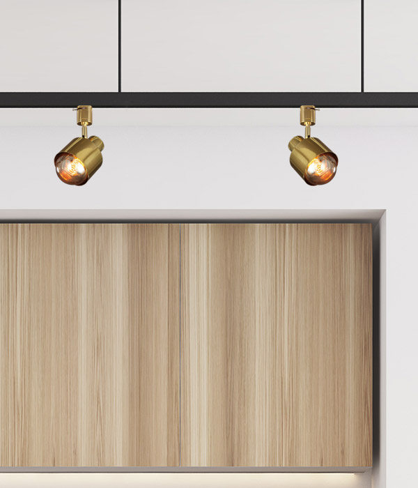 바이 이중 원통 레일 (로즈골드, 골드)